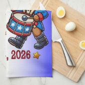 USA 250 Jahre Jubiläum Souvenir - Patriotic Geschirrtuch (Viertel Falte)