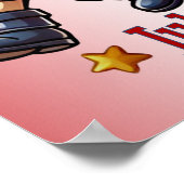 USA 250 Jahre Jubiläum Souvenir - Patriotic Poster (Ecke)