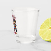 USA 250 Jahre Jubiläum Souvenir - Patriotic Schnapsglas (Rechts)