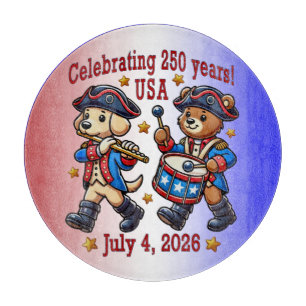 USA 250 Jahre Jubiläum Souvenir - Patriotic Schneidebrett