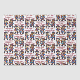 USA 250 Jahre Jubiläum Souvenir - Patriotic Seidenpapier