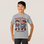 USA 250 Jahre Jubiläum Souvenir - Patriotic T-Shirt (Vorne ganz)