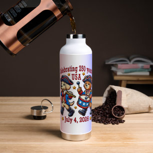 USA 250 Jahre Jubiläum Souvenir - Patriotic Trinkflasche