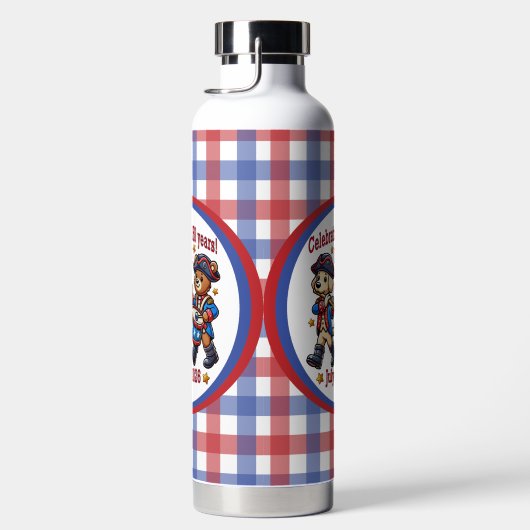 USA 250 Jahre Jubiläum Souvenir - Patriotic Trinkflasche (Rechts)