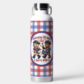 USA 250 Jahre Jubiläum Souvenir - Patriotic Trinkflasche (Vorderseite)