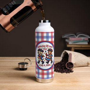 USA 250 Jahre Jubiläum Souvenir - Patriotic Trinkflasche