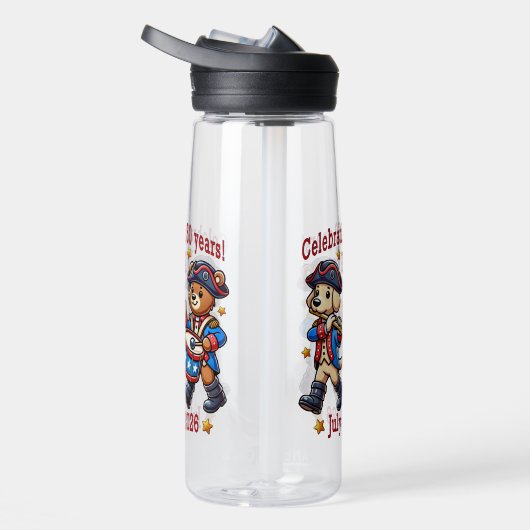 USA 250 Jahre Jubiläum Souvenir - Patriotic Trinkflasche (Rechts)