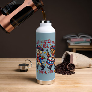 USA 250 Jahre Jubiläum Souvenir - Patriotic Trinkflasche