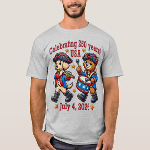 USA 250 Jahre Jubiläum Souvenir - Patriotic Unifor T-Shirt