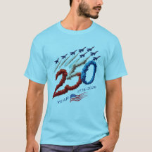 USA 250 Jahre Jubiläums-Jet-Formation Patriotisch