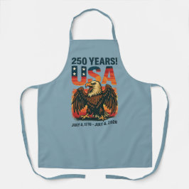 USA 250 Jahre - Patriotic Bald Eagle 4. Juli 2026 Schürze
