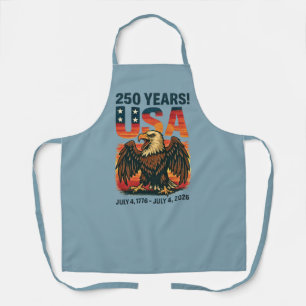 USA 250 Jahre - Patriotic Bald Eagle 4. Juli 2026 Schürze