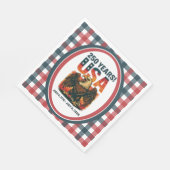 USA 250 Jahre - Patriotic Bald Eagle 4. Juli 2026 Serviette (Ecke)