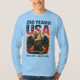 USA 250 Jahre - Patriotic Bald Eagle 4. Juli 2026 T-Shirt