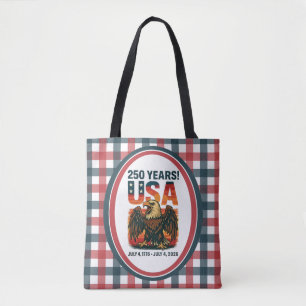 USA 250 Jahre - Patriotic Bald Eagle 4. Juli 2026 Tasche