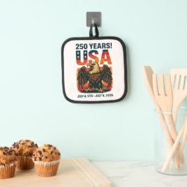 USA 250 Jahre - Patriotic Bald Eagle 4. Juli 2026 Topflappen