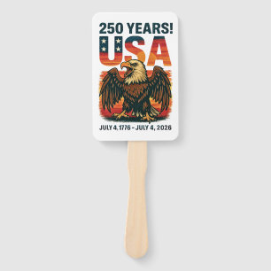 USA 250 Jahre – Patriotischer Weißkopfseeadler 4.  Fächer