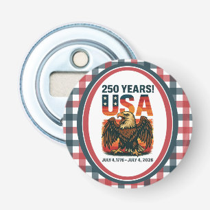 USA 250 Jahre – Patriotischer Weißkopfseeadler 4.  Flaschenöffner