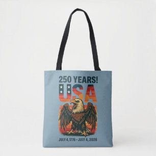 USA 250 Jahre – Patriotischer Weißkopfseeadler 4.  Tasche