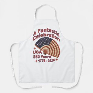 USA 250 Jahre patriotisches Fandesign – 1776-2026 Schürze