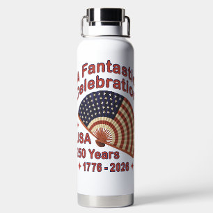 USA 250 Jahre Patriotisches Fandesign - 1776-2026 Trinkflasche