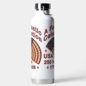 USA 250 Jahre Patriotisches Fandesign - 1776-2026 Trinkflasche (links)