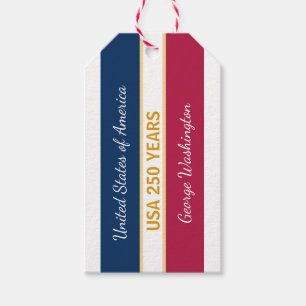 USA 250 Jahre Semiquincentennial Patriotische Stre Geschenkanhänger