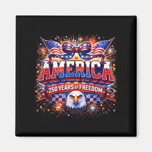 USA 250. Jahrestag 1776-2026 Amerikanisch Patrioti Magnet