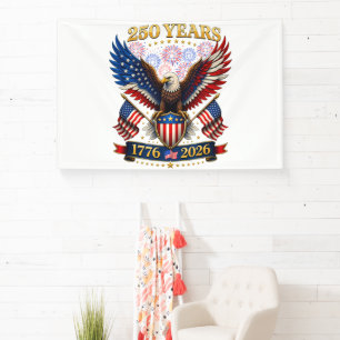 USA 250. Jahrestag 1776-2026 Banner