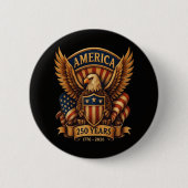 USA 250. Jahrestag 1776-2026 Button (Vorderseite)