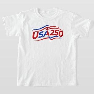 USA 250. Jahrestag 1776-2026 Patriotisch Amerikani T-Shirt