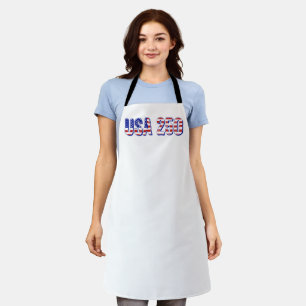 USA 250. Jahrestag 1776-2026 Patriotisches Amerika Schürze