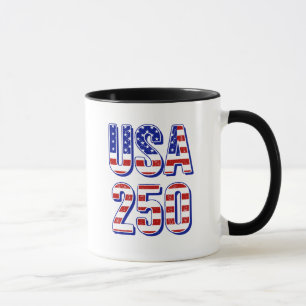 USA 250. Jahrestag 1776-2026 Patriotisches Amerika Tasse