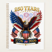 USA 250. Jahrestag 1776-2026 Planer (Vorderseite)