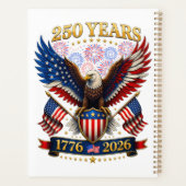 USA 250. Jahrestag 1776-2026 Planer (Rückseite)