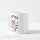 USA 250. Jahrestag 1776 Erbe Kaffeetasse (Vorderseite Links)