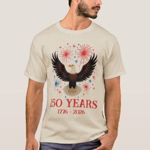 USA 250. Jahrestag 2026 1776 - 2026 Patriotisch T-Shirt