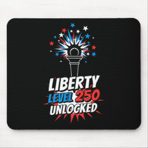 USA 250. Jahrestag 250 Jahre Freiheit Stufe 250  Mousepad