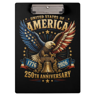 USA 250. Jahrestag Adler Klemmbrett