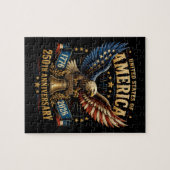 USA 250. Jahrestag Adler Puzzle (Horizontal)