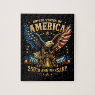 USA 250. Jahrestag Adler Puzzle