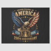 USA 250. Jahrestag Adler Seidenpapier (Vorderseite)