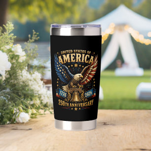 USA 250. Jahrestag Adler Thermobecher