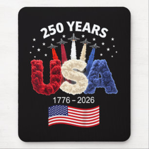 USA 250. Jahrestag Amerikanische Flagge 250 Jahre Mousepad