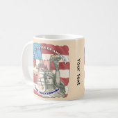 USA 250. Jahrestag Kaffeetasse (Vorderseite Links)