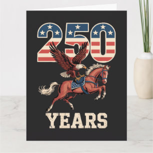 USA 250. Jahrestag Karte
