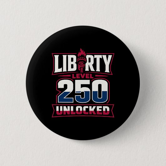 Usa 250. Jahrestag Liberty Level 250 Freigeschalte Button (Vorderseite)