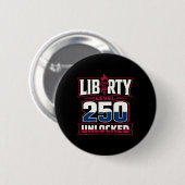 Usa 250. Jahrestag Liberty Level 250 Freigeschalte Button (Vorne & Hinten)