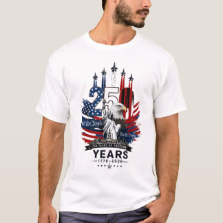 USA 250. Jahrestag Patriotisch 250 Jahre Freiheit T-Shirt