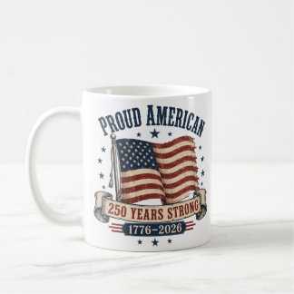 USA 250. Jahrestag Patriotischer Riesenkaffeebeche Kaffeetasse